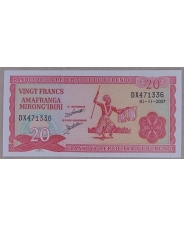 Бурунди 20 франков 2007 UNC. арт. 4043